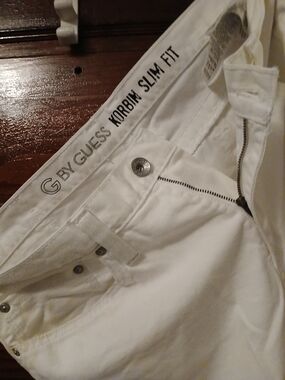 G by GUESS Korbin Slim Fit White Jeans